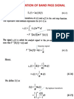 Representation of Band Pass Signal