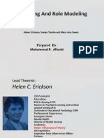 Modeling and Role Modeling Theory Helen - Erickson