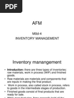 Inventory Mangement