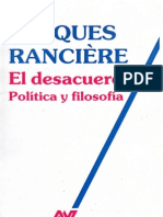 Ranciere, Jacques - El Desacuerdo
