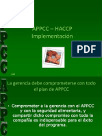 3 APPCC Implementación