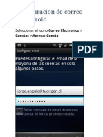 Configuracion de Correo en Android