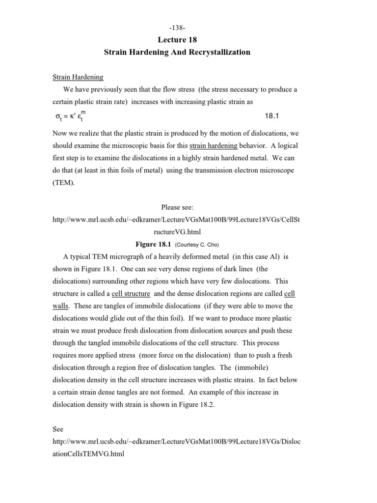 Plasticity of Materialsplasticity of Materials | PDF