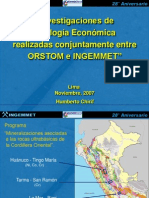 GEOLOGÍA ECONÓMICA CUZCO-PUNO-MDD