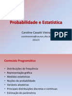 Probabilidade e Estatística