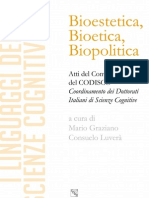 M Graziano e C Luvera a Cura Di Bioestetica Bioetica Biopolitica