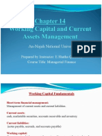 Chapter 14 Working Capital Current Asset Management 5 1