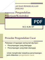 5. Prosedur Pengendalian Cacat