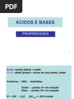 Acidos e Bases