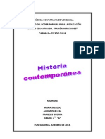 Historia Comtemporanea