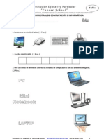 EXAMEN BIMESTRAL DE COMPUTACIÓN E INFORMÁTICA-5 años-JULIO 18 de Julio.