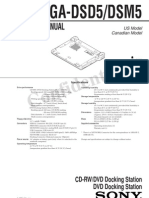 Service Manual: Pcga-Dsd5/Dsm5
