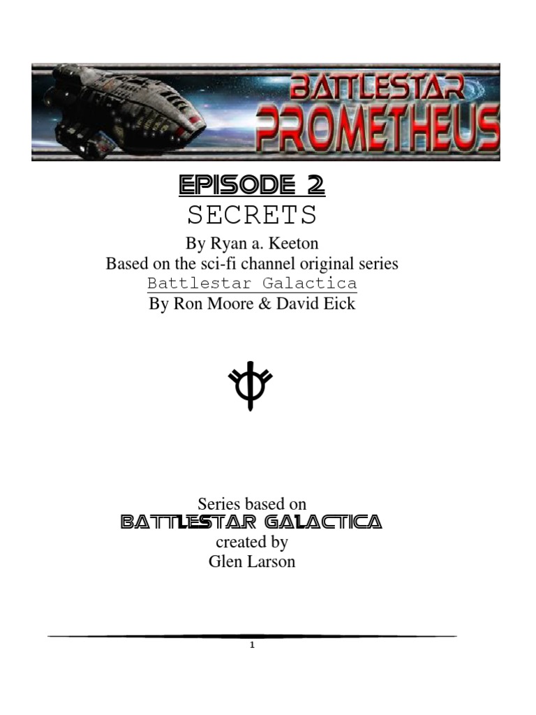 Battlestar Prometheus 3 2a | PDF | Space Adventure Television Series ...
