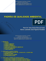 Trabalho de Padrão de Qualidade Ambiental