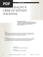 GLOBALIZAÇÃO E CRISE DO ESTADO NACIONAL