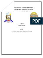 Funciones Financieras en Microsoft Excel