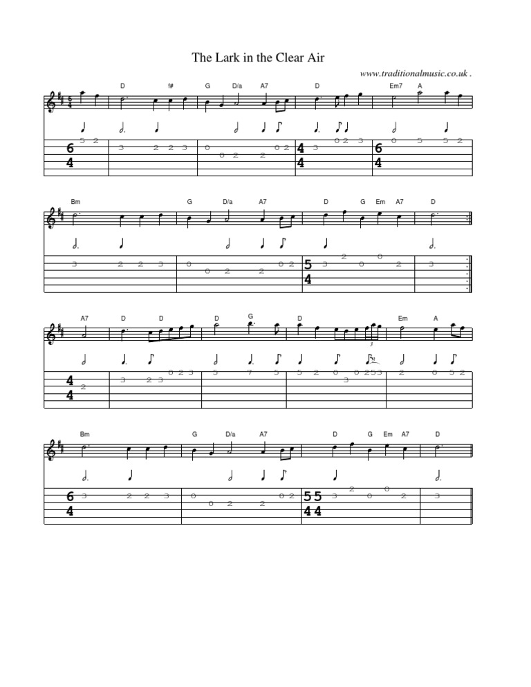 The Lark In The Clear Air Pdf