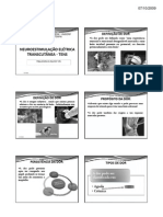 Neuroestimulação Elétrica Transcutânea - Tens: Universidade Anhanguera - Uniderp Curso de Fisioteapia