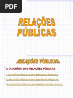 2  O domínio das Relações Públicas
