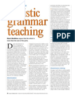 Holistic Grammar Teaching