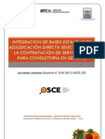 BASES ADJUDICACIÓN DIRECTA SELECTIVA PARA LA CONTRATACIÓN DE MANTENIMIENTO CARRETERA AUCARA-CHACRALLA-AMAYCCA 2013