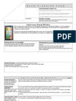 Problem Planning Form - Energy Efficiency