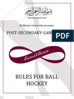 McMaster PSG Ball Hockey Rules