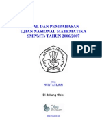 Soal Dan Pembahasan Mat - Ebtanas SMP 2007