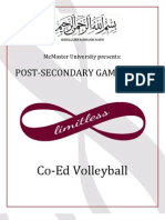McMaster PSG Co-Ed Volleyball Rules