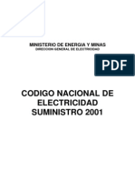 Codigo Nacional Electricidad SUMINISTRO 2001