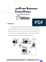 Membuat Router Sederhana Dengan Debian