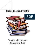 Trades Learning Centre: Sample Mechanical Reasoning Test