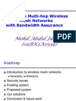 Routing in Multi-Hop Wireless Mesh Networks