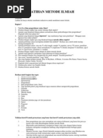 Download Latihan Ujian Metode Ilmiah 2013 by Hamim Sudarsono SN133331418 doc pdf