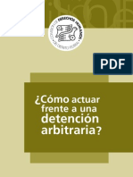 ¿Cómo Actuar Frente A Una Detención Arbitraria? #Detenciónarbitraria