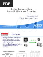 Design Considerations For An LLC Resonant Converter