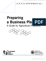 Preparing Business Plan