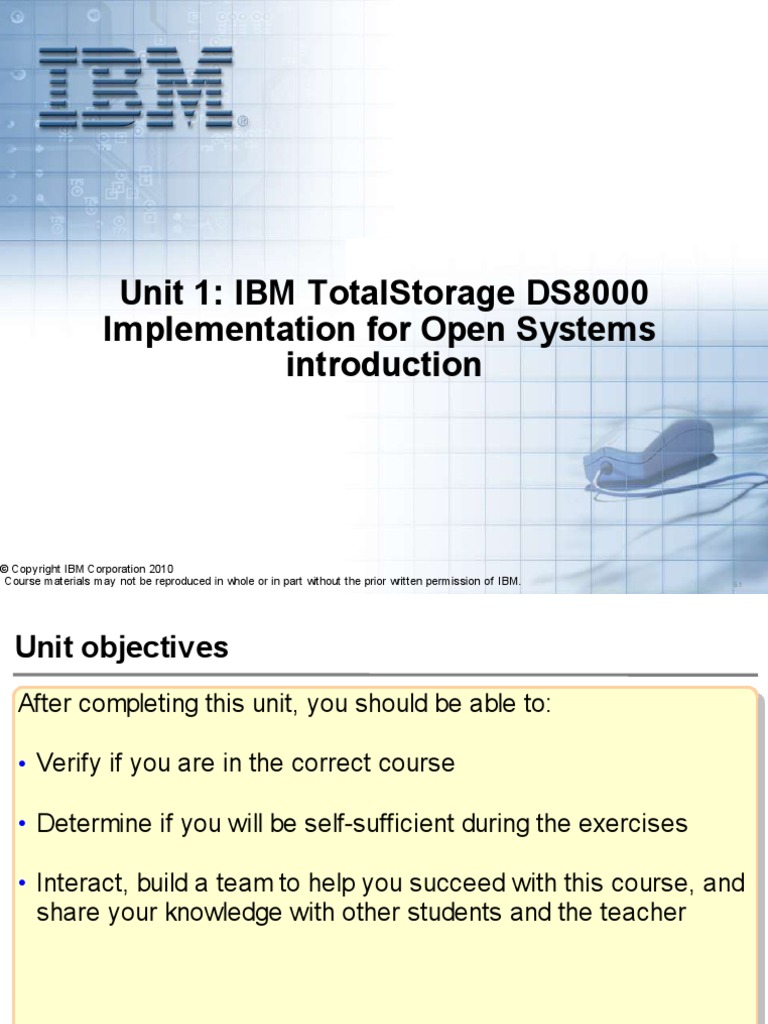 IBM DS8000 Implementation Course Guide | PDF | Graphical User ...