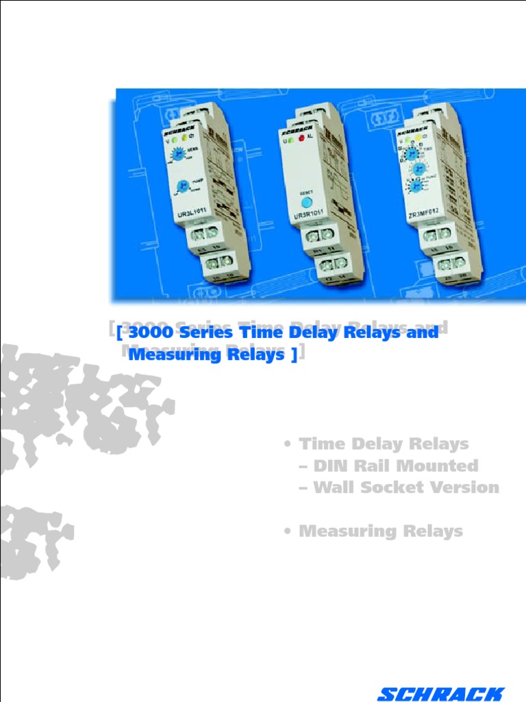 Schrack ZR3MF011 Timer Relay Overview | PDF | Relay | Switch