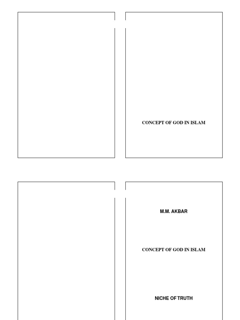 Concept of God in Islam | PDF