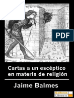 Jaime Balmes-Cartas A Un Esceptico - (Bibliotecacatolica - Wordpress.com) PDF