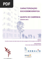 Caracterização sociodemográfica Quinta do cabrinha 03_09