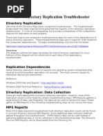 Active Directory Replication Troubleshooter