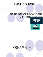 Carriage of Hazardous Materials by Sea