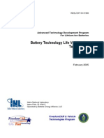 Battery Technology Life Verification Test Manual 