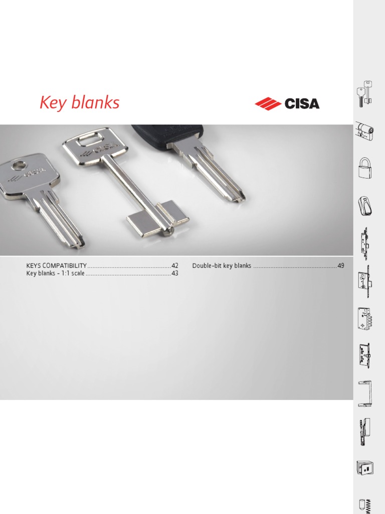 Catalogue Key Blanks | PDF | Manufactured Goods | Machines
