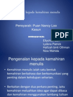 Prasyarat Kepada Kemahiran Menulis (HAFIZAH)