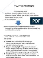 Obat Antihipertensi