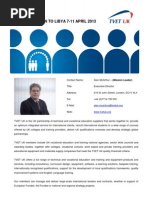 Download TVET UK Libya Technical  Vocational Training Mission 7 - 11 April 2013 by ie Consultancy  SN133368029 doc pdf