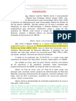 Administração de Recursos Materiais - MPU - Aula 00